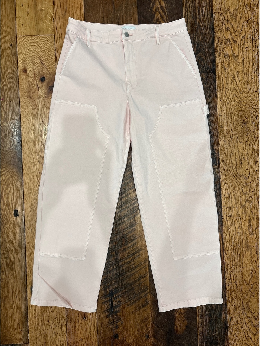 Pistola Ashton pink carpenter Street skater  pants utility. Double knee. NWOT